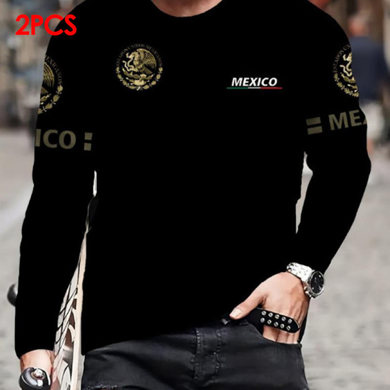 🔥Limited Time Promotion 50% OFF🔥Men's Crew Neck Long Sleeve T-Shirt