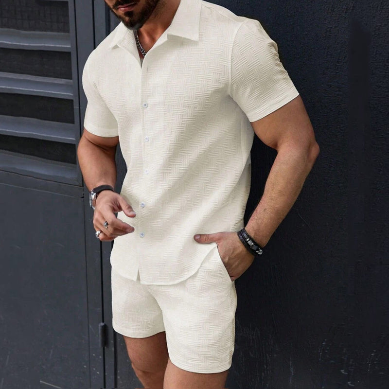 🔥2026 New Arrivals🔥Men's Shirt & Shorts Set