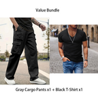 🔥Hot Sale Deals-Men's Multi-Pocket Straight-Leg Cargo Pants
