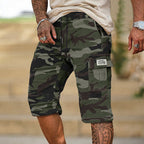Men's Camouflage Cargo Shorts – Multi-Pocket, Adjustable Waist & Breathable Fabric🌿🩳