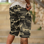 Men's Camouflage Cargo Shorts – Multi-Pocket, Adjustable Waist & Breathable Fabric🌿🩳