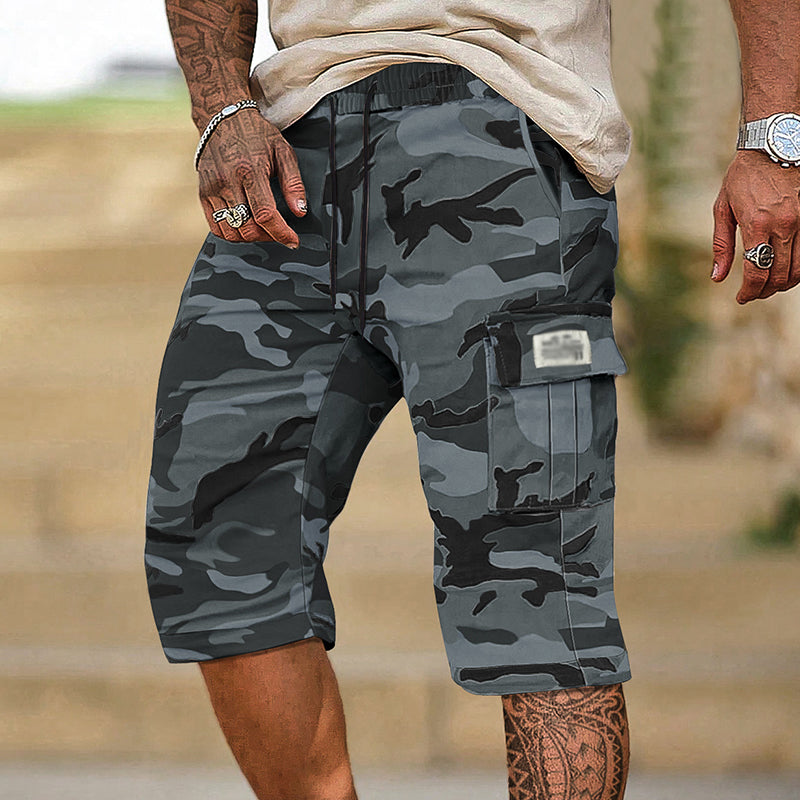 Men's Camouflage Cargo Shorts – Multi-Pocket, Adjustable Waist & Breathable Fabric🌿🩳