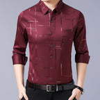 🧥 Men's Thin Iron-free Shirt – 🍃 Breathe Easy, Stay Sharp, Skip the Ironing | ✨ 50% OFF
