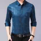 🧥 Men's Thin Iron-free Shirt – 🍃 Breathe Easy, Stay Sharp, Skip the Ironing | ✨ 50% OFF