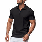 Men's Quick-Dry Short-Sleeve Lapel T-Shirt