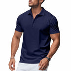 Men's Quick-Dry Short-Sleeve Lapel T-Shirt