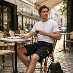 Men's Casual Cargo Shorts with Drawstring Waist