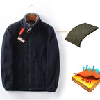 🎁[Best Gift For Him] Men’s Double-Layer Fleece Hooded Jacket🔥