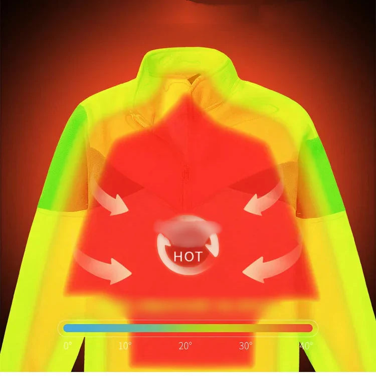 🎁[Best Gift For Him] Men’s Double-Layer Fleece Hooded Jacket🔥
