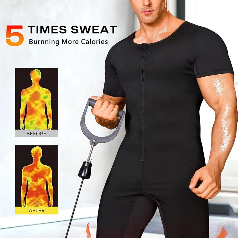 🔥Men's Full Body Sauna Jumpsuit