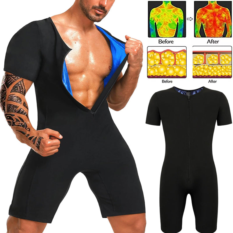 🔥Men's Full Body Sauna Jumpsuit