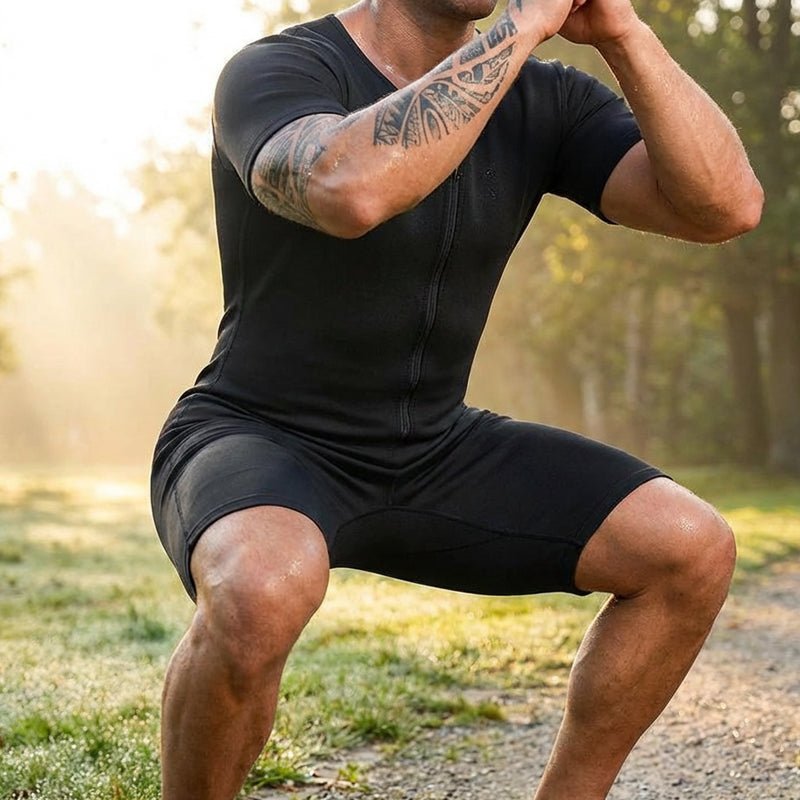 🔥Men's Full Body Sauna Jumpsuit