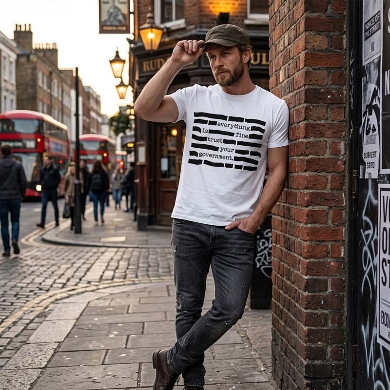 "Trust Your Government" Satirical T-Shirt