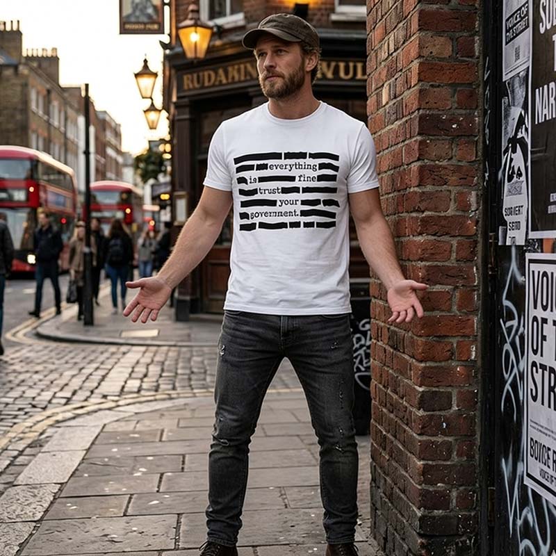 "Trust Your Government" Satirical T-Shirt