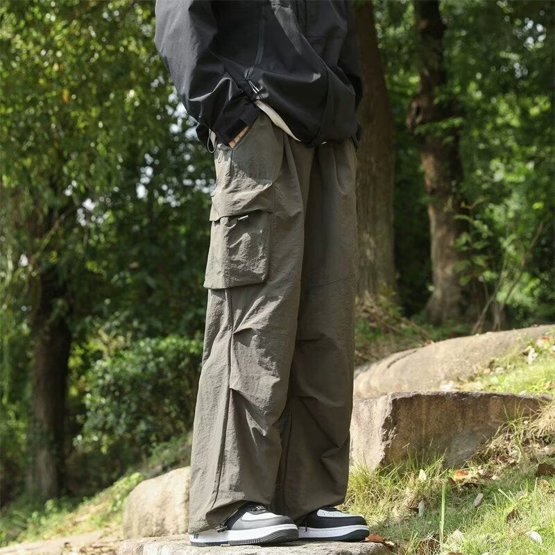 🪂 JUST DROPPED! 50% OFF – Men's Parachute Cargo Pants 🔥