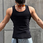 💪👕 Muscle Fit Tank Top for Men – Slim, Strong, Stylish