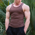 💪👕 Muscle Fit Tank Top for Men – Slim, Strong, Stylish