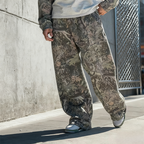 👖✨ Men's Camo Wide Leg Joggers – Bold • Baggy • Comfort