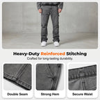 Men's Stacked Flare Denim Jeans