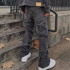 Men's Stacked Flare Denim Jeans
