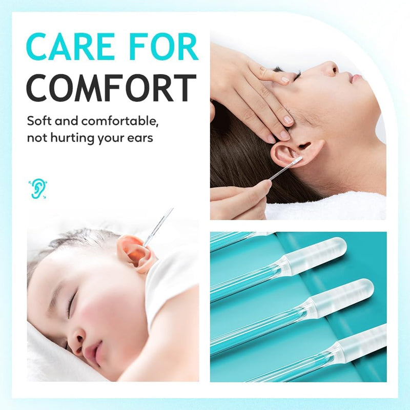 🎉 2026 Sale — Over 121,000 Sold! 👂 Dual-Action Sticky Ear Cleaning Sticks – Scoop & Stick Design 🧼