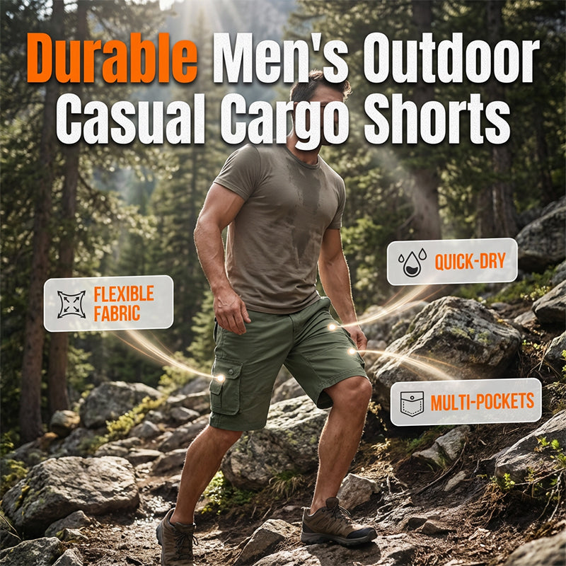 Men's Outdoor Casual Cargo Shorts✈️Buy 2 Free Shipping