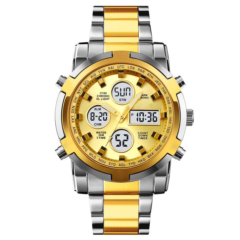⌚ 50% OFF NOW! ⚡ Men's Waterproof Military Analog-Digital Watch – Bold 48mm Dial, Multi-Function & 30M Water Resistance 💪