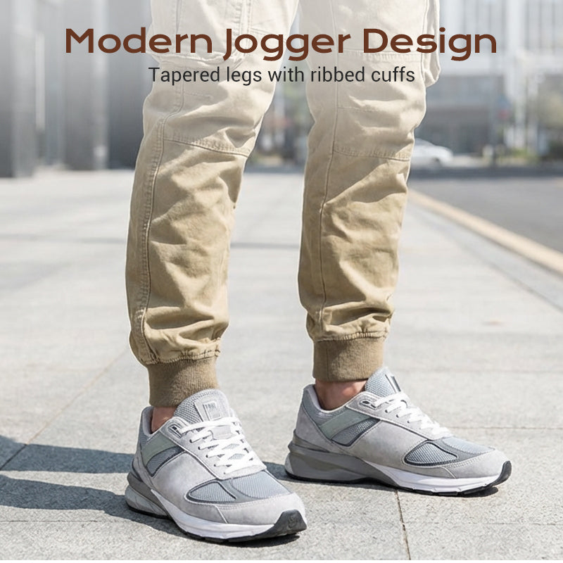 Men's Casual Cargo Jogger Pants with Pockets