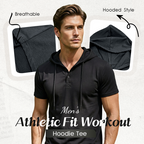 🔥Hot selling! Athletic Fit Workout Hoodie Tee for Men 🔥BUY 2 FREE SHIPPING