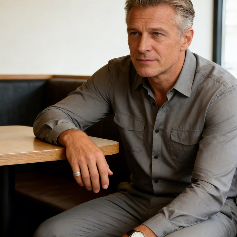 Men's 2-Piece Solid Color Walking Suit Set