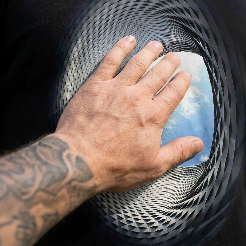 Men's 3D Digital Print Graphic Top