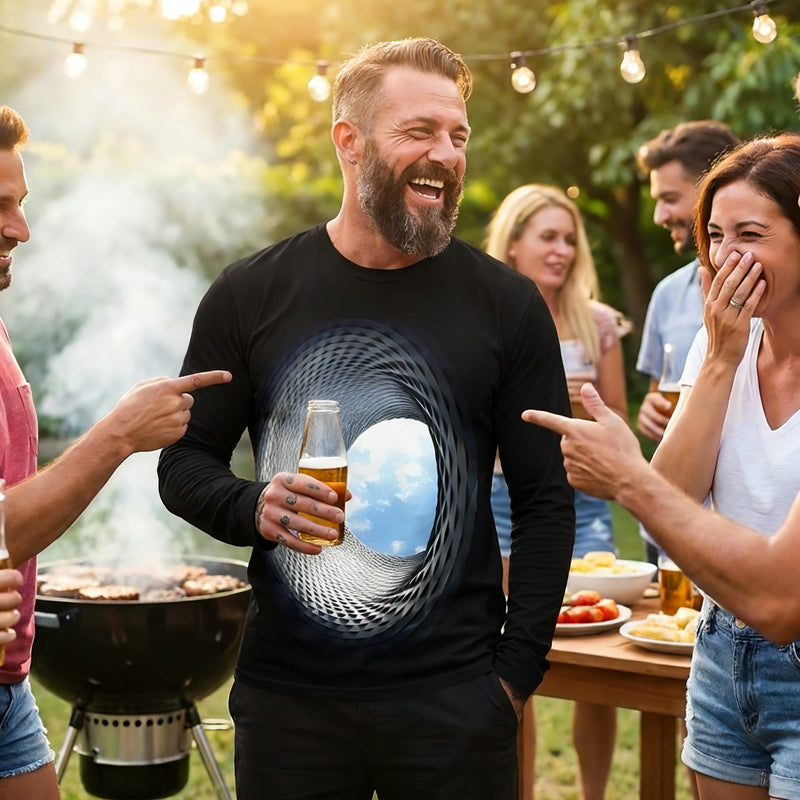 Men's 3D Digital Print Graphic Top