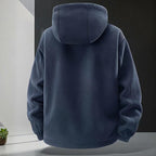 Men's Hooded Casual Warm Jacket with Zipper