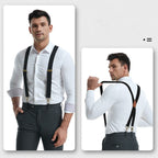 📢📢50% OFF !! ⏰Men's X-Back Suspenders with Hook Clips