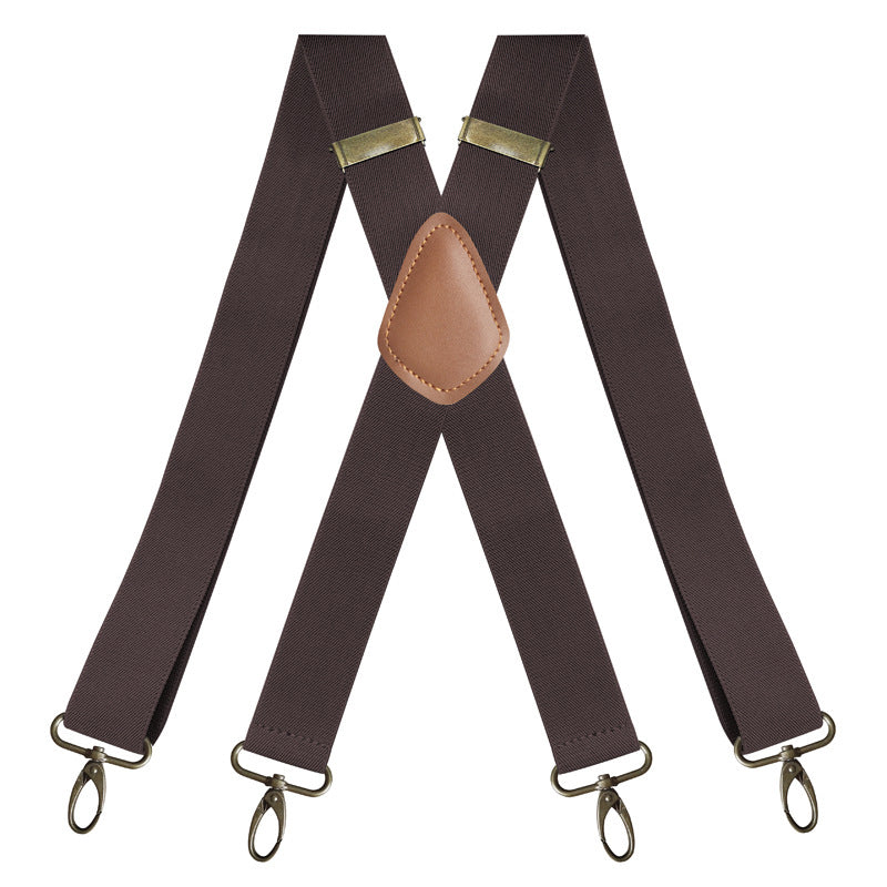 📢📢50% OFF !! ⏰Men's X-Back Suspenders with Hook Clips
