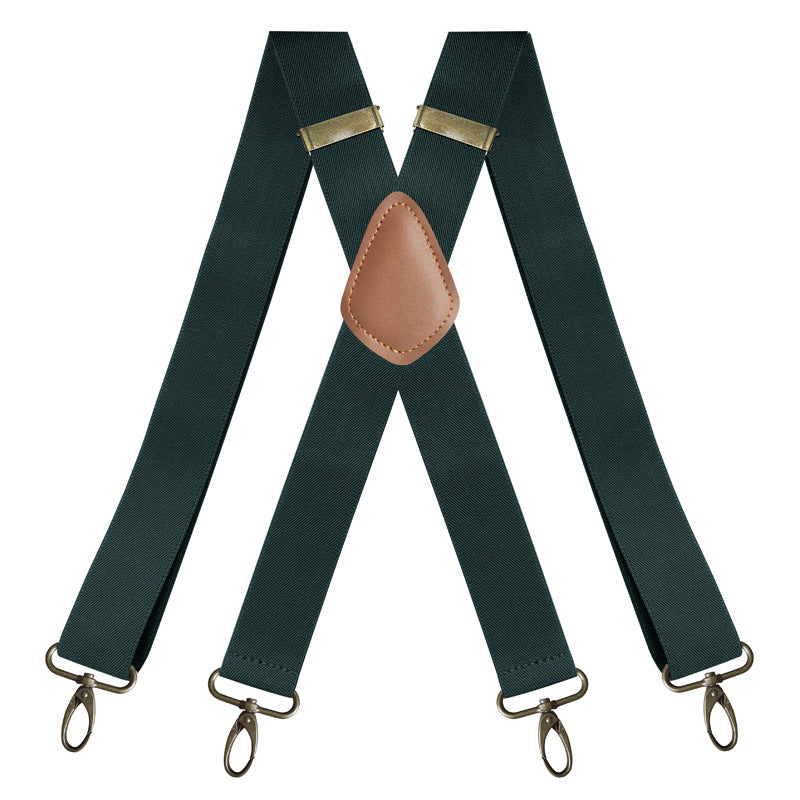 📢📢50% OFF !! ⏰Men's X-Back Suspenders with Hook Clips