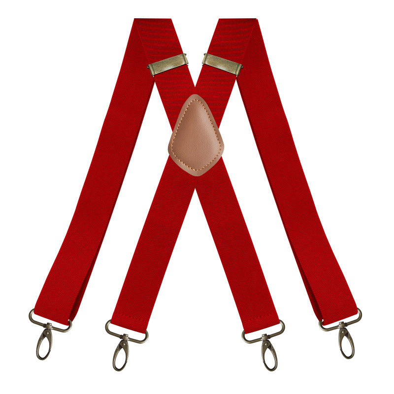 📢📢50% OFF !! ⏰Men's X-Back Suspenders with Hook Clips