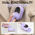 👔 2026 HOT SALE🥳50K+ SOLD!✨  Mini Foldable Steam Iron – Dual Function, 50ml Tank, Rotatable Handle ✈️