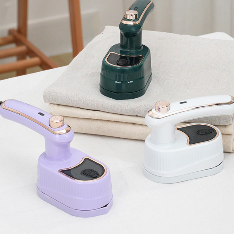 👔 2026 HOT SALE🥳50K+ SOLD!✨  Mini Foldable Steam Iron – Dual Function, 50ml Tank, Rotatable Handle ✈️