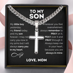 ⛓️✝️ Men's Cross Pendant Necklace – Stainless Steel, Built to Last