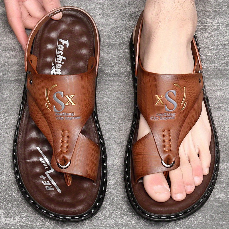 📢📢47% OFF !! ⏰Breathable Soft Leather Outdoor Sandals for Men in Plus Sizes