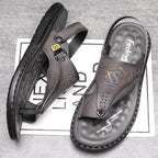 📢📢47% OFF !! ⏰Breathable Soft Leather Outdoor Sandals for Men in Plus Sizes