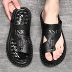 📢📢47% OFF !! ⏰Breathable Soft Leather Outdoor Sandals for Men in Plus Sizes