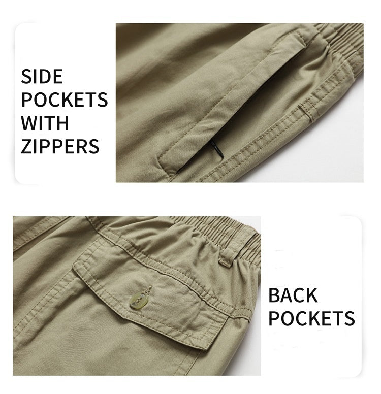 ☀️ Lightweight & Breezy – Multi-Pocket Loose Fit Pants • Ultra Comfort • Summer Ready 🔥BUY 2 FREE SHIPPING