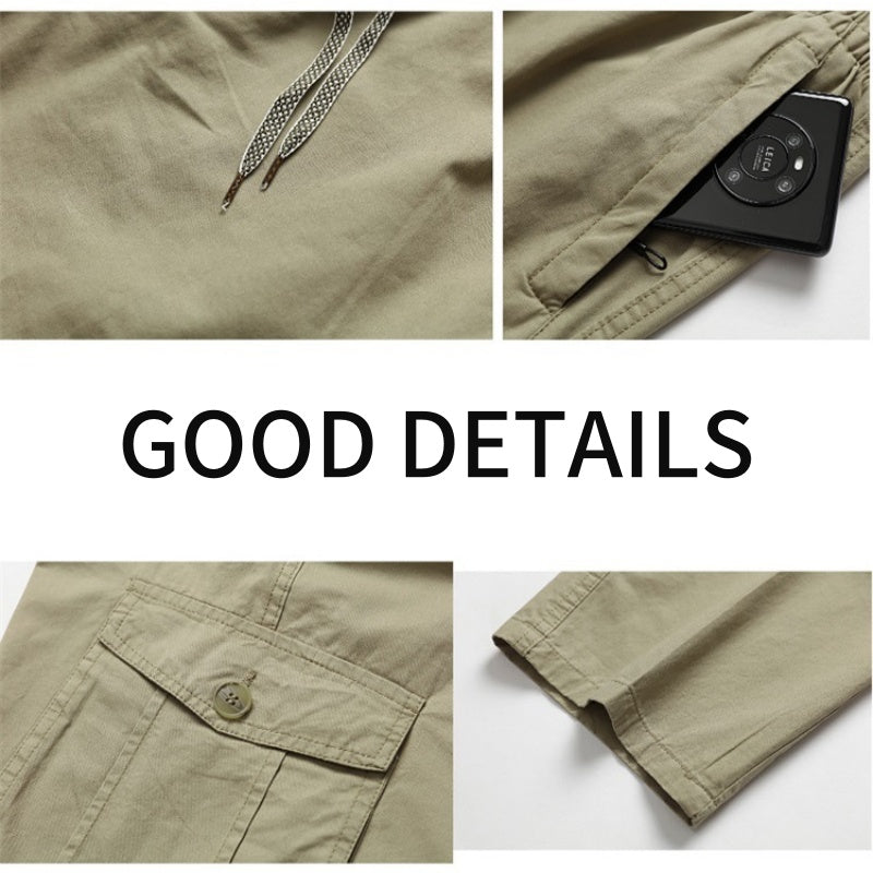 ☀️ Lightweight & Breezy – Multi-Pocket Loose Fit Pants • Ultra Comfort • Summer Ready 🔥BUY 2 FREE SHIPPING