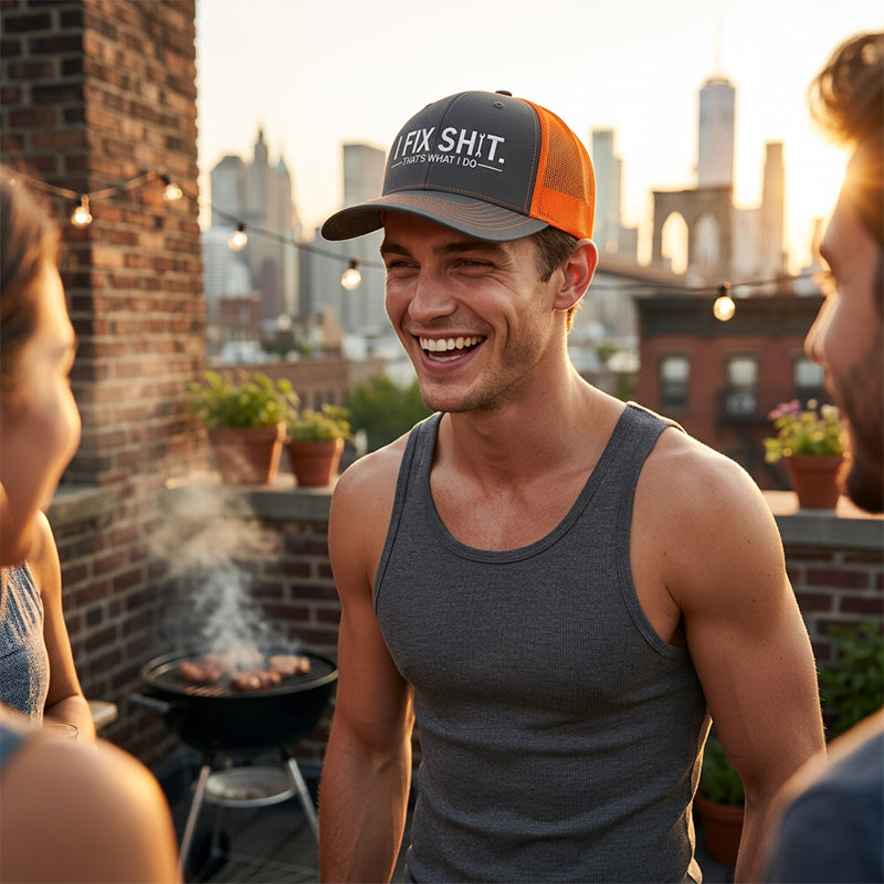 🛠️ Funny Mechanic Baseball Cap – For Handymen with a Sense of Humor 🧢😄