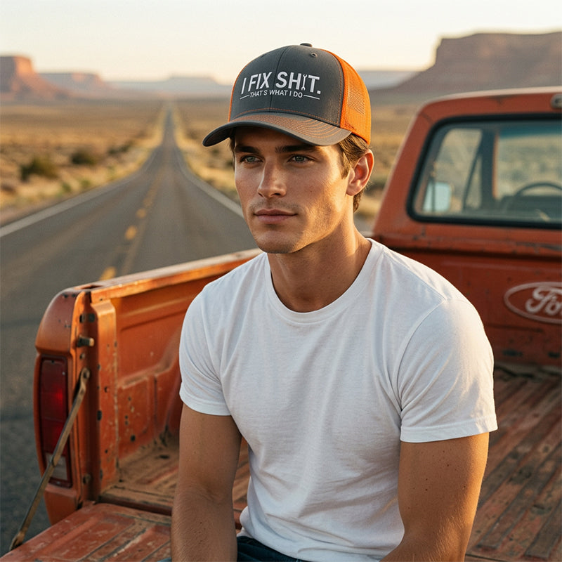 🛠️ Funny Mechanic Baseball Cap – For Handymen with a Sense of Humor 🧢😄