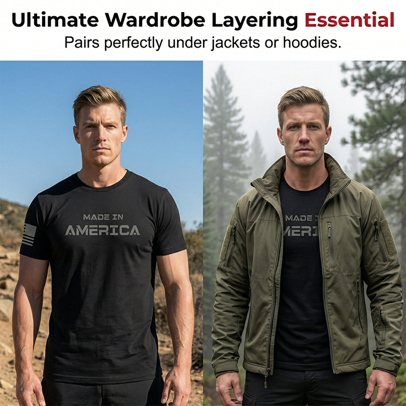 Men's Athletic Fit Crew Neck Tee | Gym-to-Street, Breathable & Dry! 💪🔥