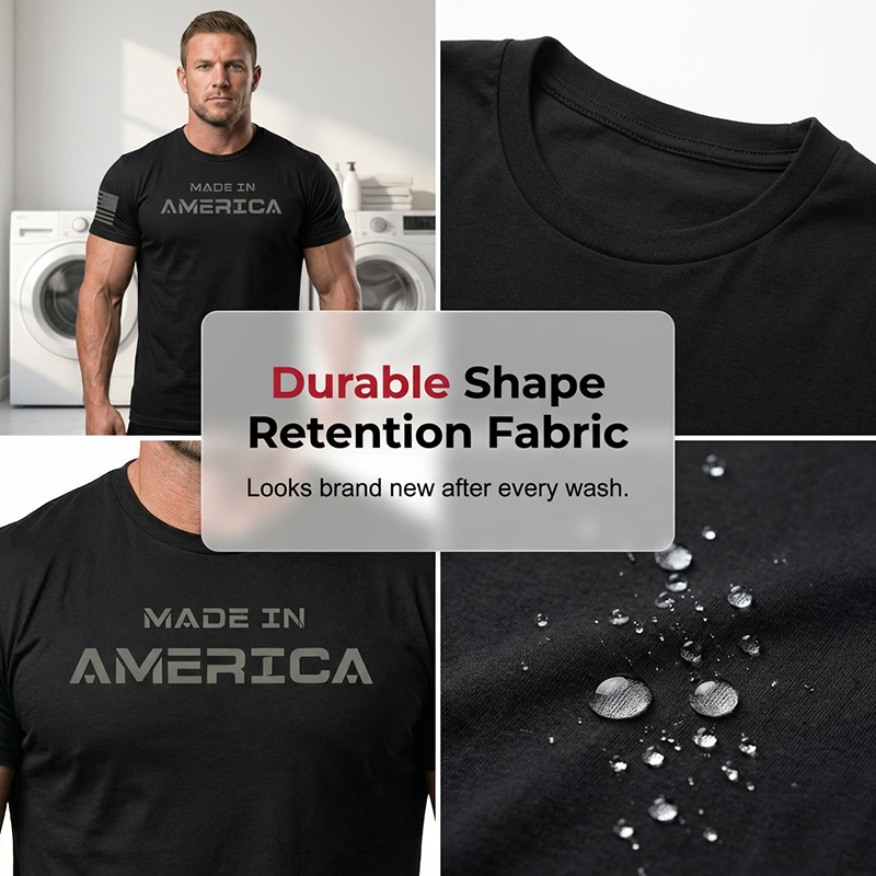 Men's Athletic Fit Crew Neck Tee | Gym-to-Street, Breathable & Dry! 💪🔥