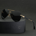 🕶️ POLARIZED AVIATOR SUNGLASSES – ☀️ Glare-Free, Crystal Clear Vision